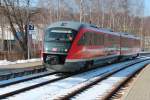 642 231-5 der Erzgebirgsbahn bei der Einfahrt in Cainsdorf, weiter gehts nach Karlovy Vary d.n.. 16.03.2013