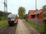 642 616 fhrt am 22.5.13 als RB nach Pleinfeld in Ramsberg ein.