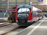 642 700 als RE nach Cranzahl am 30.06.2013 auf dem Hauptbahnhof Chemnitz.