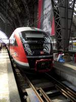 642 186 steht am 24.08.13 als RB 34 in Frankfurt am Main Hbf 