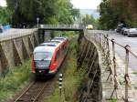 DESIRO 642 656 als RB 17410 bei Ausfahrt aus Kamenz nach Dresden-Neustadt, 06.10.2006  