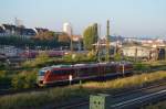 Einheit 642 042 - 642 542 als Dienstfahrt (zum Tanken) am Bahnbetriebswerk Leipzig Hbf Süd 01.10.2013