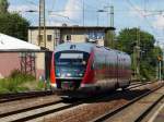 Erzgebirgsbahn 642 235 rangiert am 27.08.2014 auf dem Bahnhof Gößnitz.