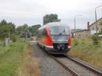 642 078 verließ,am 03.August 2014,die Station Tessin(bei Rostock) um nach Wismar zufahren.