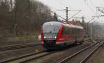 DB 642 572 als umgeleiteter RE 16166 von Erfurt Hbf nach Kassel Wilhelmshöhe, am 08.04.2015 in Erfurt Bischleben.