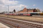 642 668-7 & 642 666-1 als RB34 (RB 27854) von Rathenow nach Stendal in Rathenow.