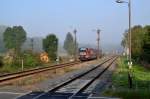 642 031 als RE 16105 Nordhausen - Erfurt Hbf am 04.10.2014 bei der Ausfahrt aus Wasserthaleben