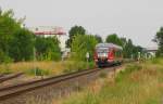 DB 642 030 als RE 16143 von Wolkramshausen nach Erfurt Hbf, am 26.06.2015 in Erfurt Nord.