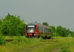 DB 642 022 als RE 16574 von Erfurt Hbf nach Nordhausen, am 28.05.2016 in Erfurt Nord.