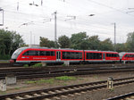 DB Regio Westfrankenbahn 642er am 04.10.16 in Hanau Hbf vom Bahnsteig aus fotografiert