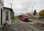 DB 642 031 als RE 92759 von Bad Langensalza nach Erfurt Hbf, am 22.10.2016 in Erfurt Nord.