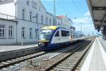 OME 81046 abfahrbereit Richtung Rostock Hbf. im Bahnhof Gstrow