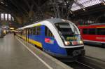 MRB VEOLIA VT 563 (95 80 0642 836-0 D-VVRO) als MRB 80219 nach Wurzen am 02.01.2012 in Leipzig Hbf.