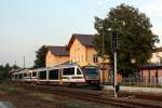 642 339 und 642 340 als SBS17275 Dresden - Kamenz in Pulsnitz, 11.09.2012.