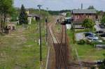 Blick  auf das Gelände des Bahnhof Kamenz; 10.05.2015  