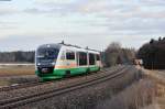 OPB 79734 von Regensburg nach Marktredwitz bei Oberteich, 11.03.2015