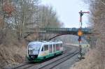 OPB 74257 von Marktredwitz nach Regensburg bei Reuth b. Erbendorf, 13.03.2015