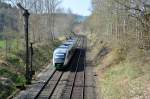 VT13 als OPB79718 von Regensburg Hbf nach Marktredwitz bei Reuth b. Erbendorf, 24.04.2015