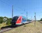 DB 642 037 + 642 033 als RB 10017 von Erfurt Hbf nach Sömmerda, am 29.06.2019 in Stotternheim.