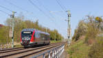642 668 als RE80 Crailsheim-Heilbronn am 23.04.2021 bei Öhringen-Cappel.