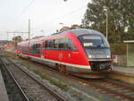 Die Erzgebirgsbahn kam,am 07.Oktober 2021,mit dem 642 058,auf Sonderfahrt nach Rügen.Nachdem Richtungswechsel in Bergen/Rügen und der Ankunft vom PRESS 650 032 ging es nach Putbus.