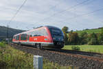 642.517 ist am 11.10.2023 in Richtung Bad Hersfeld unterwegs,gesehen bei Hermannspiegel.