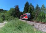 Im Thüringer Schiefergebirge -   Heute fahren die Personenzüge von Saalfeld über Hockeroda - Wurzbach - Unterlemnitz - (Bad) Lobenstein nach Blankenstein.
