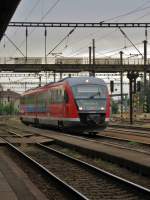 22.6.2014 16:03 DB AG 642 058 als RB aus Zwickau (Sachsen) Hbf nach Karlovy Vary dolní nádraží bei der Einfahrt in Karlovy Vary.