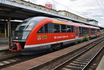 642 720-7  Hansestadt Stendal  hat am 1.8.2016 als RE10 (RE17768) aus Erfurt Hauptbahnhof kommend den Magdeburger Hauptbahnhof erreicht.
