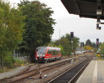 DB 642 520 als späterer RE 92761 nach Erfurt Hbf, am 22.10.2016 in Bad Langensalza.