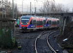 Die Euregiobahn (RB20) kommen aus Düren-Stolberg-Altstadt  nach  Stolberg-Rheinland-Hbf und kammen aus Richtung Aachen-Hbf,Aachen-Schanz und fahren in Aachen-West ein und halten gleich in