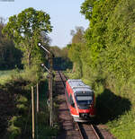643 012  Winden(Pfalz)  als RB 81404 (Wissembourg – Neustadt(Weinstr)Hbf) bei Winden 30.4.25