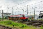 DB 643 050 als RB23 in Koblenz Lützel, Juni 2024.