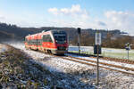 643 047 als RE 25 aus Koblenz nach Gießen bei Solms. 2.1.26