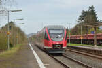 643 039 erreicht aus Richtung Wetzlar den Bahnhof Albshausen.