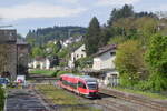 643 043 durchfährt Löhnberg in Richtung Wetzlar.

Löhnberg 27.04.2024