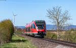 643 015  Fritz Walter  als RB 12449 (Neustadt(Weinstr) Hbf - Karlsruhe Hbf) bei Winden 7.4.26