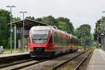 643 012 und 643 005 stehen in Winden und warten auf Abfahrt w�hrend aus der Gegenrichtung sich bereits 643 003 n�hert.

Winden 18.08.2024