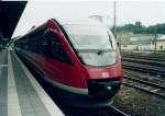 Talent-Triebwagen 643 038 im August 2000 in Kaiserslautern.