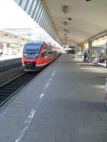 Hier die Einfahrt einer RB aus Enschede am 17.4 in Mnster(Westf).