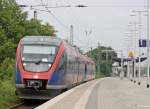 643 221-4 und 643 217-2 als RB20 (8968/8918) nach Heerlen bei der Ausfahrt in Aachen Rothe-Erde, 1.6.10