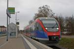 643 226 steht als RB33017 nach Stolberg Hbf in Alsdorf-Annapark bereitgestellt, 27.11.11