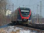 643 225 als RB20 der Euregiobahn am 04.02.2012 auf der KBS 480 bei Aachen Rothe Erde.