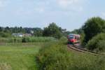 643 523 mit RB nach Kusel am 30.8.13 bei Obermohr