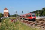 644 040-8 + 644 035-6 als RE 12078 (Trier Hbf - Kln-Messe Deutz bei der Ausfahrt aus Mechernich am 07.07.13