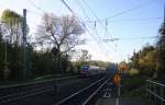 Die Euregiobahn (RB20) kommt aus Langerwehe-Stolberg-Altstadt nach Heerlen(NL) aus Richtung Aachen-West,Laurensberg,Richterich und hält in Kohlscheid und fährt in Richtung Herzogenrath.