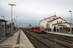 Bahnhof Burgsteinfurt, Gleisseite, 27.12.2015.