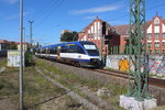 Der VT 730 (95 80 0643 120-8 D-NEBB) der NEB verlässt am 07.08.2016 den Bahnhof Berlin Ostkreuz auf der RB 25 nach Werneuchen.