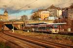 S28 RegioBahn in Wuppertal Steinbeck, Januar 2021.