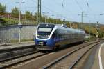 Die NWB hat eine ganze Horde von Talenten im Raum Bielefeld im Einsatz. Hier der VT 706 der NordWestBahn. Aufgenommen im Bahnhof Bielefeld-Brackwede am 29.10.2010.